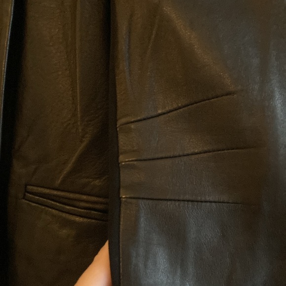LIKE BRAND NEW 100%Leather Jacket REBECCA MINKOFF - Picture 3 of 8